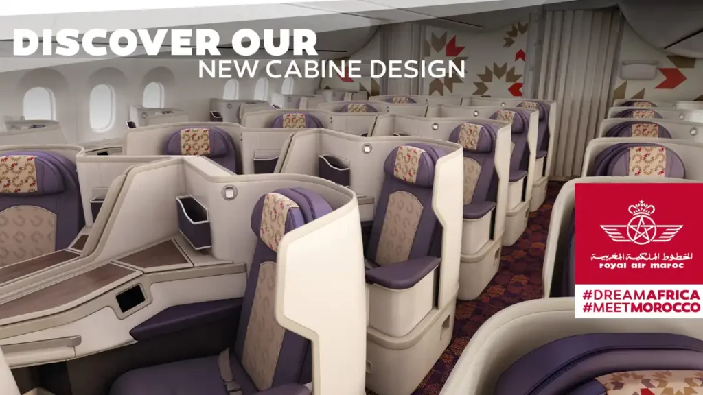 Royal Air Maroc – Business Class accessible et améliorée