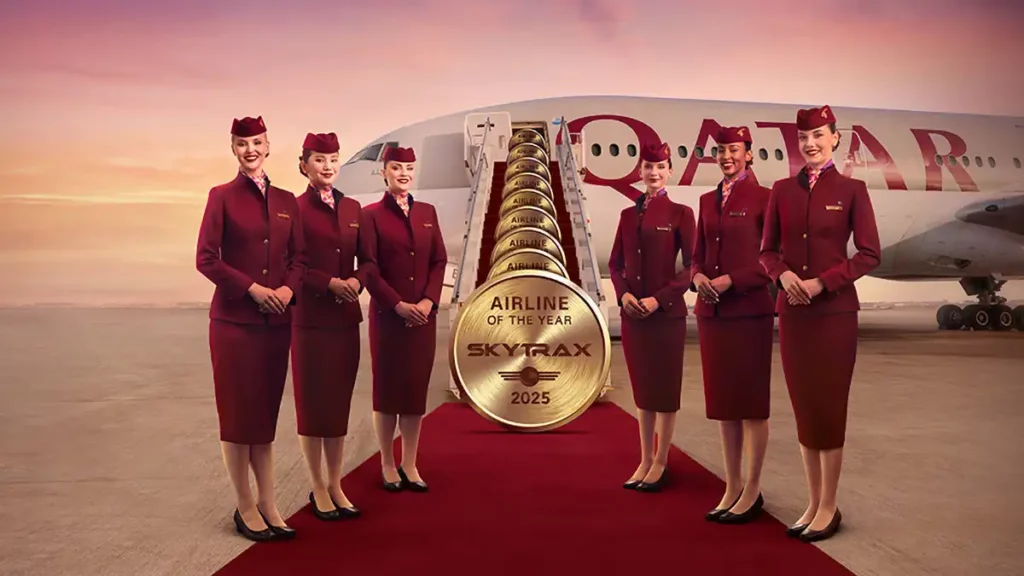 Qatar Airways – Meilleure compagnie aérienne 2025