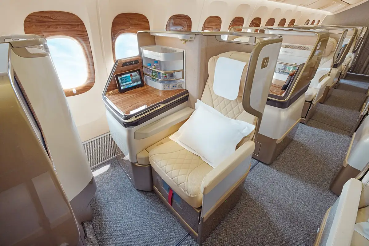 Cabine Classe Affaires Game Changer du Boeing 777 Emirates