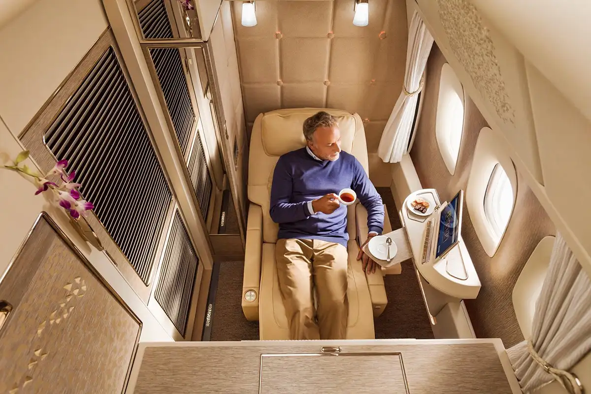 Suite Première Classe Game Changer à bord d’un Boeing 777 Emirates